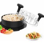 Chicken Shredder, 2025 Pro Chicken Breast Shredder Tool Twist Large, Visible Meat Shredder Machine with Widened Anti Slip Mat Fix, Suitable for Tocas, Buffalo Chicken Dip, Dishwasher Washable