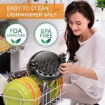 ZOMAO Pro Max Chicken Shredder 11",Large Chicken Breast Shredder Tool Twist,Visible Meat Shredder Machine with Ergonomic Handle,Strong Anti-Slip Strip,BPA Free,Suitable for Pork Beef Chicken