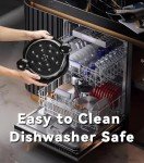 Chicken Shredder Tool Twist for Kitchen, Manual Chicken Breast Grinder Machine for Ground Food, Meat & Vegetables (Elegant Black)