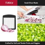 Fullstar Blade Replacement Set for Vegetable Chopper Only – 2pc Insert Set for Veggie Chopper – Large Dice for Potatoes, Apples, Pears & Small Dice for Onions, Tomatoes