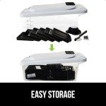 GORILLA GRIP Heavy Duty 12-in-1 Vegetable Chopper, 6 Blades, Food Choppers with Container, Cucumber Mandoline Slicer, Dice Onions, Slice Veggies, Chop Salad, Home Essential Kitchen Gadgets Tool, Black