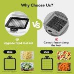 Vegetable Chopper,12 in 1 Multifunctional Food Chopper,Pro Onion Chopper with 7 Blades,Veggie Chopper with Container,Chopper Vegetable Cutter for Salad Potato Carrot Garlic,Kitchen Essential(White)