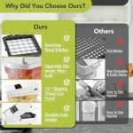 Vegetable Chopper,12 in 1 Multifunctional Food Chopper,Pro Onion Chopper with 7 Blades,Veggie Chopper with Container,Chopper Vegetable Cutter for Salad Potato Carrot Garlic,Kitchen Essential(White)