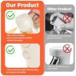 TrendPlain 16oz/470ml Glass Olive Oil Sprayer for Cooking - 2 in 1 Olive Oil Dispenser for Kitchen Gadgets, Air Fryer, Salad, and BBQ - White