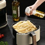 Oil Sprayer for Cooking- 200ml Glass Olive Oil Sprayer Mister, Olive Oil Spray Bottle, Kitchen Gadgets Accessories for Air Fryer, Canola Oil Spritzer, Widely Used for Salad Making, Baking, Frying,BBQ4