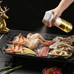 Oil Sprayer for Cooking- 200ml Glass Olive Oil Sprayer Mister, Olive Oil Spray Bottle, Kitchen Gadgets Accessories for Air Fryer, Canola Oil Spritzer, Widely Used for Salad Making, Baking, Frying,BBQ4