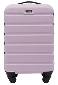 Wrangler Hardside Spinner Carry-On Luggage, Lilac, 22-Inch