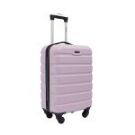 Wrangler Hardside Spinner Carry-On Luggage, Lilac, 22-Inch
