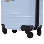 Travelers Club Richmond Spinner Luggage, Blue, Carry-On 22-Inch