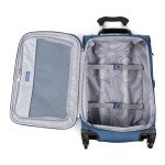 Travelpro Maxlite 5 Softside Expandable Carry on Luggage with 4 Spinner Wheels, Lightweight Suitcase, Men and Women, Ensign Blue, Compact Carry-on 20-Inch
