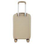 kensie Graceful Hardside Carry-On Luggage, Light Taupe, 22-Inch