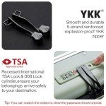 Hanke Grace Hard Shell Suitcases with Wheels,20 Inch Carry On Luggage Airline Approved with Aluminum Frame, Travel suitcase with Front Pocket Travel Luggage for Short Business Trips, Bamboo Green.