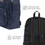 JanSport SuperBreak One Backpacks - Durable, Lightweight Bookbag with 1 Main Compartment, Front Utility Pocket with Built-in Organizer - Premium Backpack, Black