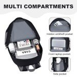 MIYCOO Backpack - Ultra Lightweight Packable Backpack for Travel Camping, 45L Hiking Back Pack Waterproof Foldable Daypack for Men Women Black