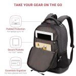SwissGear Cecil 5505 Laptop Backpack, Charcoal, 18-Inch