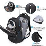 BANGE Travel Backpack for 15.6 Inch Notebook,Lightweight Work Backpacks for Men, Daily Fashion Backpack for Men and Women