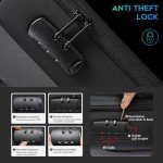 BANGE Business Backpack,Laptop Backpack with USB Charging Port, Slim Business Backpacks Fit for 15.6 INCH,Men Traveling Backpackfor Men and Women