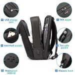 BANGE Smart Business Laptop Backpack Waterproof can fit 15.6-17.3 Inch Laptop with 3.0 USB charging port for men and women