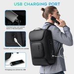 BANGE Business Backpack,Laptop Backpack with USB Charging Port, Slim Business Backpacks Fit for 15.6 INCH,Men Traveling Backpackfor Men and Women