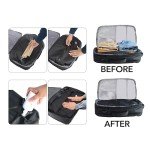 VacPack Backpack with Vacuum Pump, Air Travel Backpack, 50L Expandable Travel Backpack with Vacuum Compression, Waterproof, Ideal for Laptop, Travel, Business, College, Camping