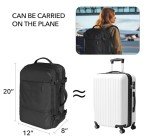 VacPack Backpack with Vacuum Pump, Air Travel Backpack, 50L Expandable Travel Backpack with Vacuum Compression, Waterproof, Ideal for Laptop, Travel, Business, College, Camping