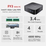 FUNYET Mini PC with Intel 12th Gen & 4K Support