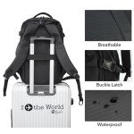 VacPack Backpack with Vacuum Pump, Air Travel Backpack, 50L Expandable Travel Backpack with Vacuum Compression, Waterproof, Ideal for Laptop, Travel, Business, College, Camping