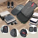 Vacpack with Detachable Air Bag,60L Vacuum Backpack Travel with Usb Charging Port and Pump, Carry on Backpacks with Vacuum Compression,Suitable for Short Trip and Business