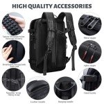Vacpack with Detachable Air Bag,60L Vacuum Backpack Travel with Usb Charging Port and Pump, Carry on Backpacks with Vacuum Compression,Suitable for Short Trip and Business