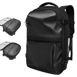 cianbuy Airback, Vacpack Backpack, 60L Expandable Backpack for Air with Vacuum Compression, Water Resistant Vacuum Backpack Travel Vacpack Backpack Airbag, Anti Theft