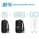 cianbuy Airback, Vacpack Backpack, 60L Expandable Backpack for Air with Vacuum Compression, Water Resistant Vacuum Backpack Travel Vacpack Backpack Airbag, Anti Theft