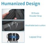 cianbuy Airback, Vacpack Backpack, 60L Expandable Backpack for Air with Vacuum Compression, Water Resistant Vacuum Backpack Travel Vacpack Backpack Airbag, Anti Theft