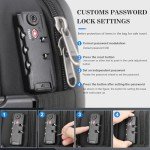 Vacuum Backpack Travel, Airback Vacuum Seal Compression Travel Backpack 60L Expandable, The Spacevac Pro Laptop Backpack Water Resistant TSA Lock Carry On Luggage with Vacuum Pump, Black