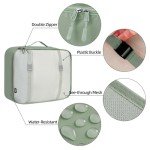 BAGAIL 10 Set Packing Cubes Various Sizes Packing Organizer for Travel Accessories Luggage Carry On Suitcase-Matcha Green