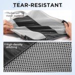 10 Set Compression Packing Cubes for Travel Essentials,Compressible Expandable Packing Cubes for Suitcase,OlarHike Luggage Organizer Bags for Travel,Handy Helper for Organizing Clothes(Black)