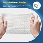 Metronic 100 Pack Bubble Out Bag 6''x8'', Bubble Pouches Packaging Bags, Double Walled Cushioning Bags Thickening Shockproof Foam Bags for Shipping, Packing, Moving
