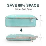 Compression Packing Cubes for Travell - Premium 397D Fabric Packing Cubes with Smooth Zippers, Space-Saving Compression Bags for Travell, Luggage Organizers for Clothes, Shoes, and Accessories