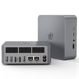 Beelink EQi12 Mini PC with Dual LAN & Power Supply