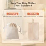 YEEYAA Packing Cubes for Travel - 8 Set Luggage Organizer Bags for Family, Mesh Breathable Travel Packing Cubes for Suitcases Durable Travel Essentials Bags Set