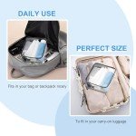 ploimyur TSA Approved Toiletry Bag,2 Pack Clear Toiletry Bag, Quart Size Travel Essential Bags for Toiletries,Clear Makeup Bag Organizer, Carry on Cosmetic Bags for Women,Black