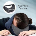 Neck Pillow for Airplane Travel,Travel Neck Pillows for Airplanes,Airplane Neck Pillow for Long Flights,Sleeper Hold Pillow Travel,Airplane Eye Mask Head Holder,Best Flying Neck Pillow
