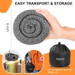 Vzpeun Travel Pillow - Hooded Neck Pillow Airplane, Memory Foam Pillow for Plane, Office, Cars Sleeping, Long Flight Must Haves, Road Trip Essentials Accessories for Adults