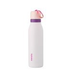 Owala FreeSip Twist Insulated Stainless Steel Water Bottle with Straw for Sports and Travel, BPA-Free, 18-oz, Pink/Purple (Dreamy Field)
