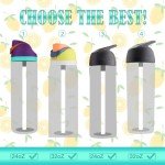 Axlksia 6 Pcs Replacement Straws for Owala FreeSip 24oz 32oz, Reusable Clear Straws with Cleaning Brush for Owala Flip Insulated Stainless Steel Water Bottle 24oz 32oz, Tumbler Accessories Parts