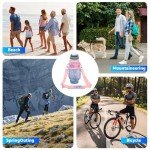 for Owala FreeSip Insulated Stainless Steel Water Bottle Cup Holder Cover Carrier Sling Bag with Strap, Pouch Pocket for Phone/Accessories, add Handle for Owala 32oz