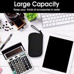 Tildaks Travel Electronic Organizer Pouch Bag, 3 Compartments Portable Electronic Phone Accessories Storage Multifunctional Case for Cable, Cord, Charger, Hard Drive, Earphone(Pink)