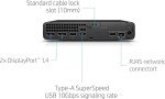 HP EliteDesk 800 G6 Mini Desktop PC - i5, 32GB RAM