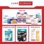 Care Science First Aid Kit, 110 Pieces | Professional Use for Travel, Work, School, Home, Car, Emergency, Survival, Camping, Hiking, and More