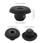 2 Pack Blender Drive Socket 891 802 15546 15547 with Allen Wrench, Compatible with Vitamix Blenders 5200 5006 5012 5057 5062 Series, Made for Most Vitamix Commercial Machines