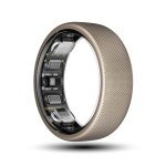 Amazfit Helio Smart Ring Health Tracker, Fitness Tracker Ring, No Subscription, Monitors Sleep, Heart Rate & Stress, Titanium Alloy, Fast 1.4-Hr Charging, Swim/Shower Water-Resistant (Size 12)